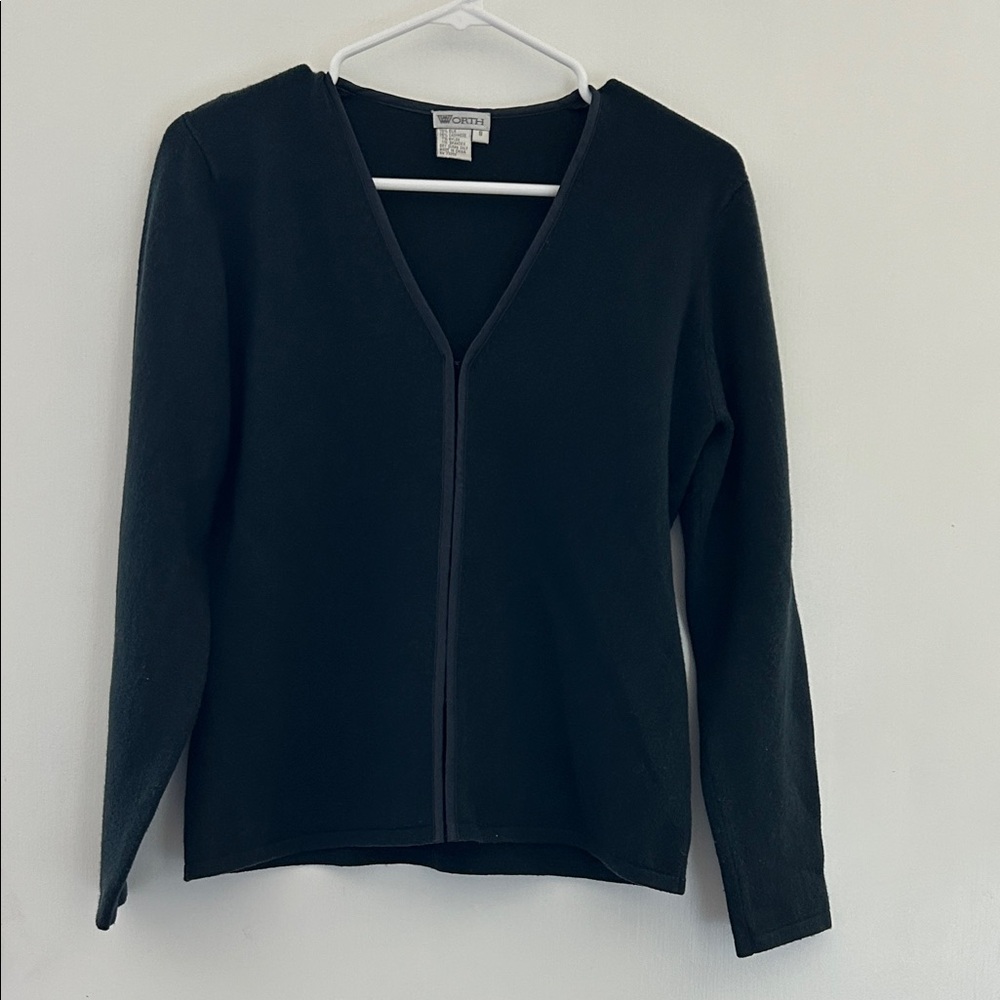Worth Black Silk Blend Sweater
